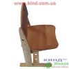 Регулируемый стул "Школьник бук" - Спинка и сиденье из бука